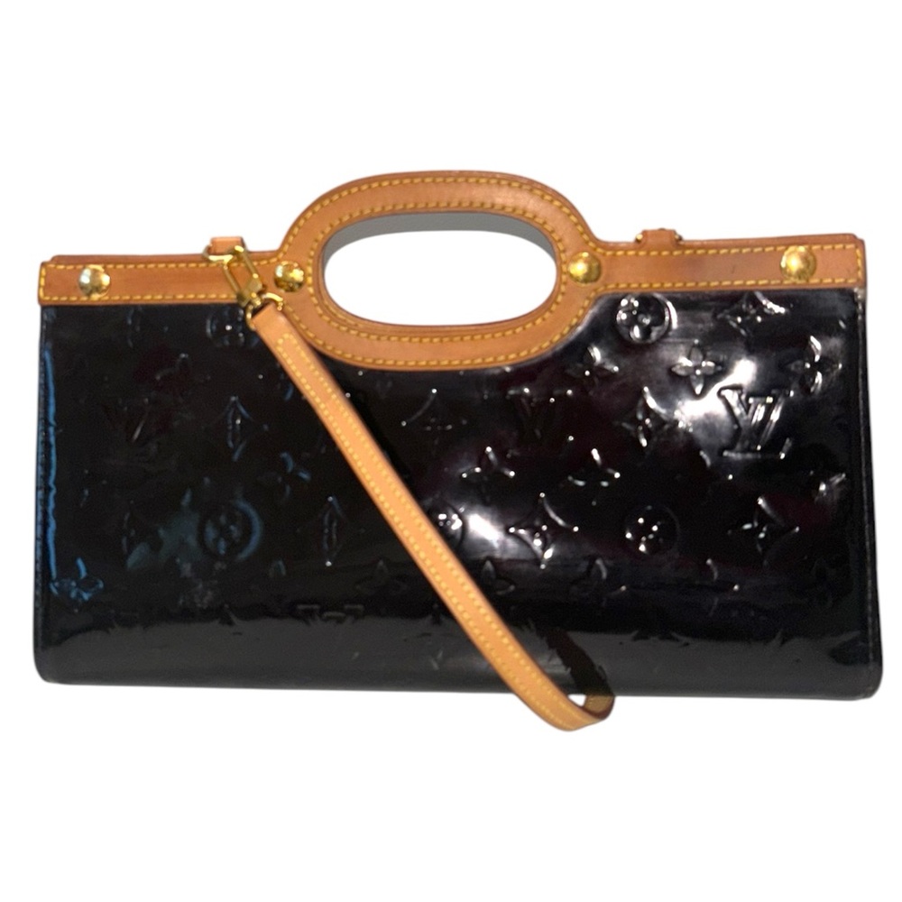 Louis Vuitton Black Vernis Roxbury convertible bag